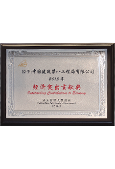 中建八局——經濟突出貢獻獎